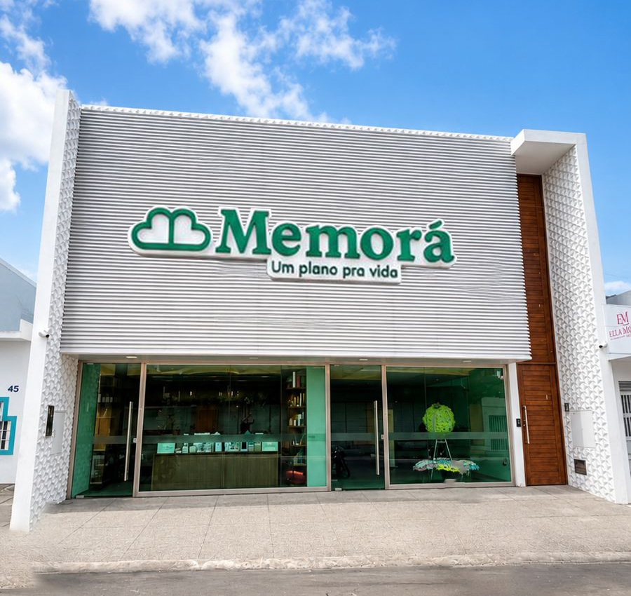 Unidade Memorá em Santo Antônio/RN, com a logo na fachada